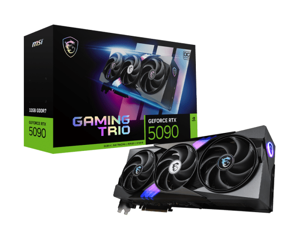 TARJETA DE VIDEO MSI GEFORCE RTX 5090 32G GAMING TRIO OC, 32GB GDDR7, PCIE GEN 5.0 RTX 5090 32G GAMING TRIO OC - SMART BUSINESS