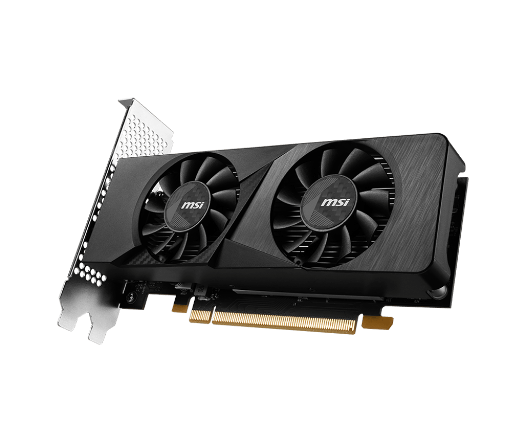 TARJETA DE VIDEO MSI RTX 3050 LP OC 6GB GDDR6 (MSI - RTX3050 LP 6G OC) GEFORCE NVIDIA 96 BITS, 2 VENTILADORES, LOW PROFILE 192-v812-023 - SMART BUSINESS