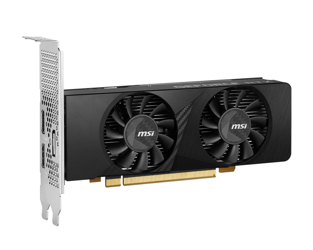TARJETA DE VIDEO MSI RTX 3050 LP OC 6GB GDDR6 (MSI - RTX3050 LP 6G OC) GEFORCE NVIDIA 96 BITS, 2 VENTILADORES, LOW PROFILE 192-v812-023 - SMART BUSINESS