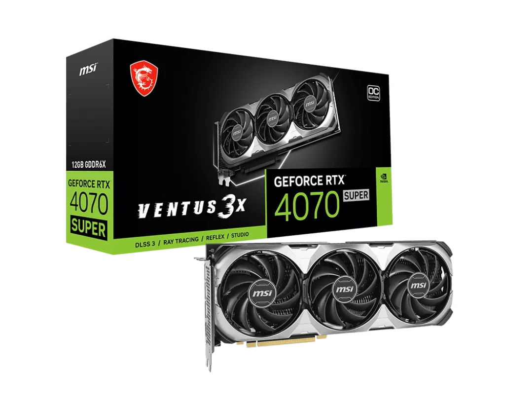 Tarjeta De Video Nvidia Geforce Rtx 4070 Super, 12Gb Gddr6X, Pci-E Gen 4 - SMART BUSINESS