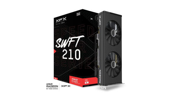 TARJETA DE VIDEO XFX SPEEDSTER SWFT 210 RADEON RX 7800 XT, 16GB GDDR6 PCI - E 4.0 RX-78TSWFTFP - SMART BUSINESS