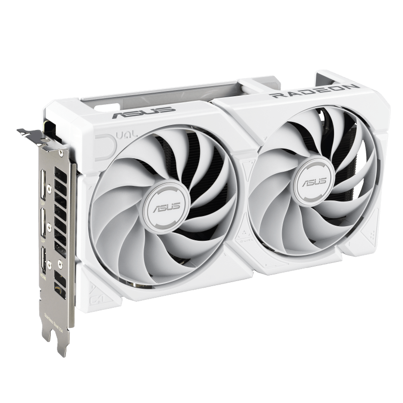 TARJETA GRÁFICA BLANCA DE ALTO RENDIMIENTO PARA GAMING 1440P – 16 GB , ARQUITECTURA RDNA 4, DISEÑO ELEGANTE BLANCO DUAL-RX9060XT-O16G-WHITE - SMART BUSINESS