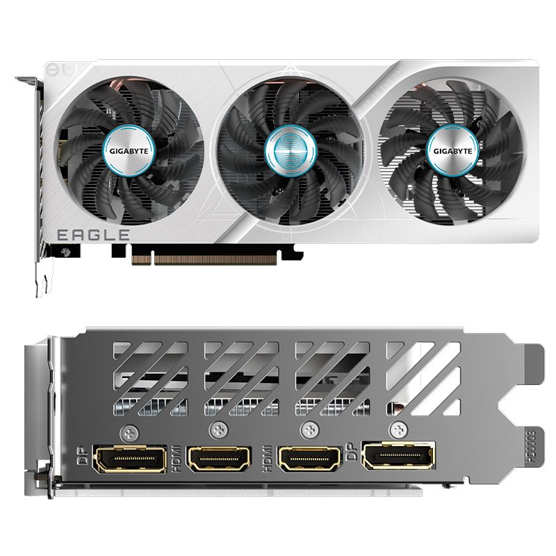 Tarjeta Gráfica Gigabyte GeForce RTX 4060 EAGLE OC ICE 8G, PCI-E 4.0 con 3 Ventiladores - SMART BUSINESS