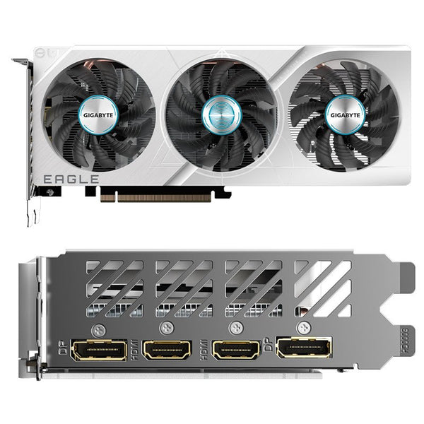 Tarjeta Gráfica Gigabyte GeForce RTX 4060 EAGLE OC ICE 8G, PCI-E 4.0 con 3 Ventiladores - SMART BUSINESS
