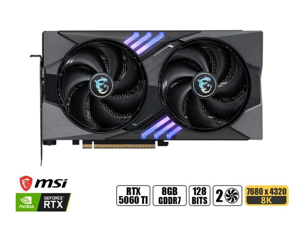 TARJETA GRÁFICA GIGABYTE GEFORCE RTX 5060 TI GAMING OC • 8GB GDDR6 • PCIE 4.0 • RAY TRACING • DLSS 3 • VENTILADORES WINDFORCE • OVERCLOCK DE FÁBRICA RTX-5060-TI-8G-GAMING - SMART BUSINESS