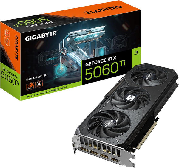 TARJETA GRÁFICA GIGABYTE RTX 5060 TI 16 GB – RENDIMIENTO FLUIDO, LISTA PARA JUEGOS Y CREACIÓN DE CONTENIDO GV-N506TGAMING OC-16GD - SMART BUSINESS