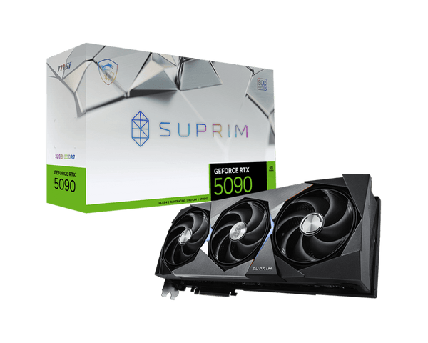 TARJETA GRÁFICA MSI GEFORCE RTX 5090 SUPRIM SOC 32GB GDDR7, RAY TRACING, DLSS, GAMING DE ALTO RENDIMIENTO RTX 5090 32G SUPRIM SOC - SMART BUSINESS