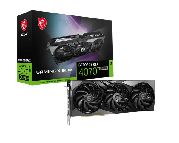 Tarjeta Gráfica MSI GeForce RTX™ 4070 Ti SUPER 16G Gaming X Slim - SMART BUSINESS