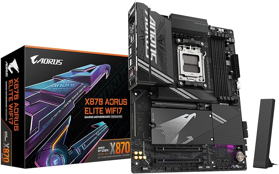 Tarjeta Madre AORUS X870 AORUS ELITE WIFI7 ICE, ATX, Socket AM5, AMD X870, 256GB DDR5, HDMI para AMD - SMART BUSINESS