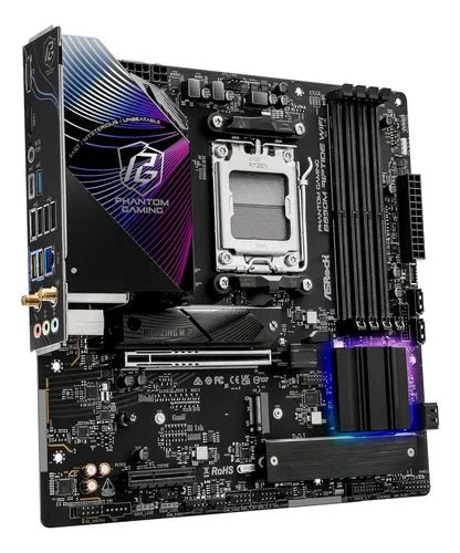 TARJETA MADRE ASROCK B850M RIPTIDE WIFI CHIPSET AMD B850 SOCKET AM5 FORMATO MATX B850M RIPTIDE WIFI - SMART BUSINESS