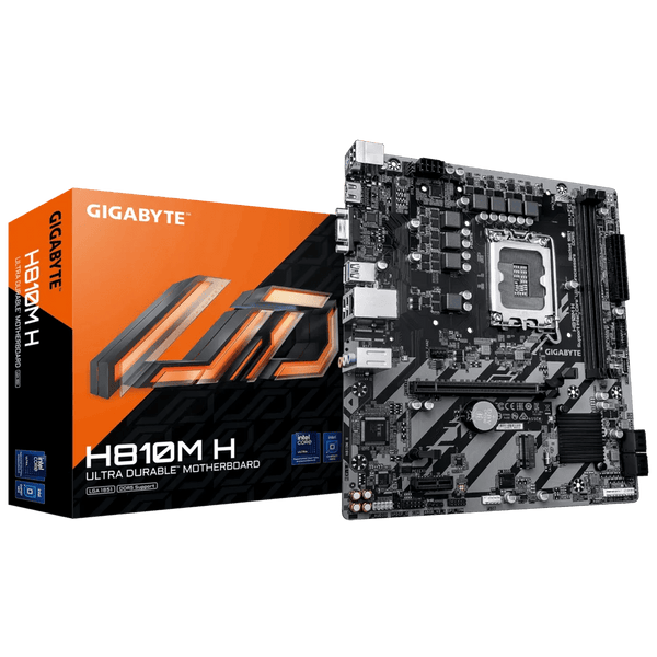 TARJETA MADRE GIGABYTE H810M H CHIPSET INTEL H810 LGA 1851 MICRO - ATX DDR4 USB 3.0 H810M H - SMART BUSINESS