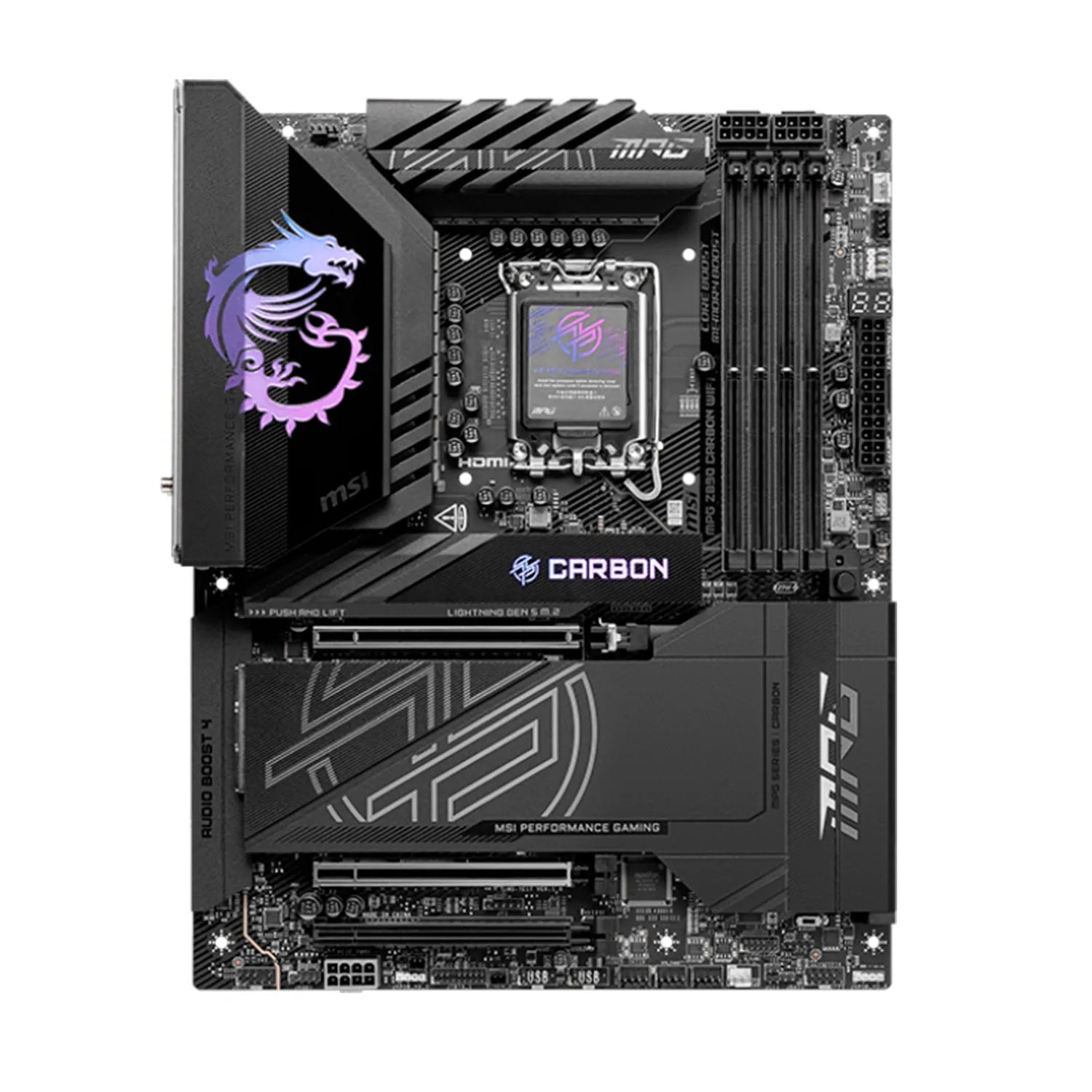 TARJETA MADRE MSI MPG Z890 CARBON WIFI 911 - 7E17 - 001 GAMING ALTA VELOCIDAD Y RENDIMIENTO AVANZADO 911-7E17-001 - SMART BUSINESS