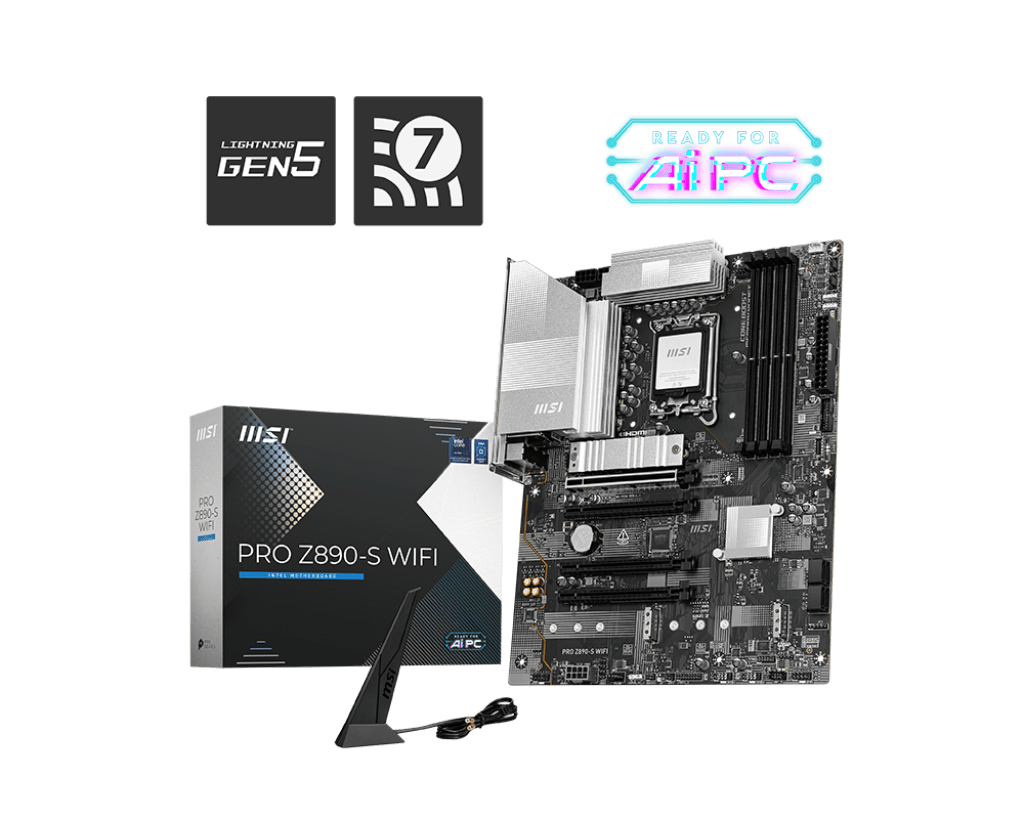 TARJETA MADRE MSI PRO Z890 - S WIFI COMPATIBILIDAD INTEL GEN 13/14 911 - 7E54 - 001 911-7E54-001 - SMART BUSINESS