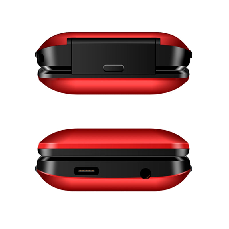 TELÉFONO CELULAR FLIP 4G LANDBYTE LT1448, 1.77", DUAL SIM, RADIO FM, DESBLOQUEADO.