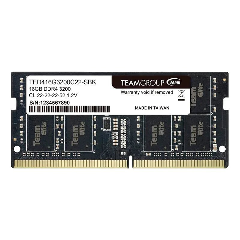 Memoria Teamgroup Elite, 16Gb, Ddr4, So-Dimm, 3200Mhz, 1.2V, Cl 22-22-22-52 - SMART BUSINESS