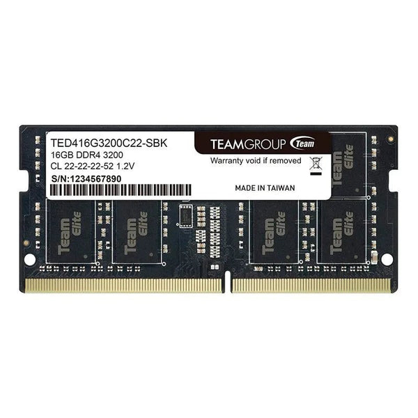 Memoria Teamgroup Elite, 16Gb, Ddr4, So-Dimm, 3200Mhz, 1.2V, Cl 22-22-22-52 - SMART BUSINESS
