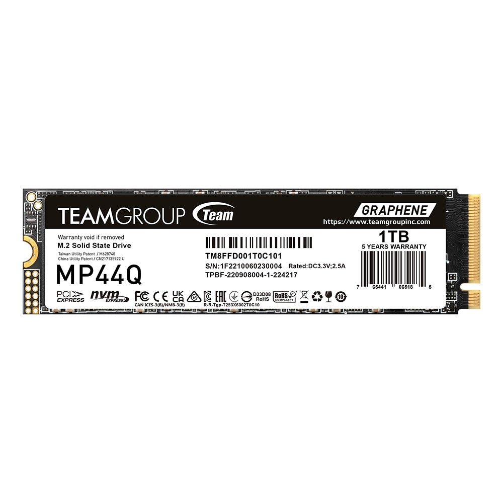 SSD TEAMGROUP MP44Q 1TB TM8FFD001T0C101 vista superior