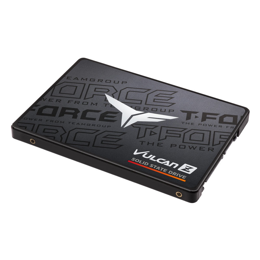 SSD TEAMGROUP T-FORCE VULCAN Z 2TB T253TZ002T0C101, negro, vista oblicua superior