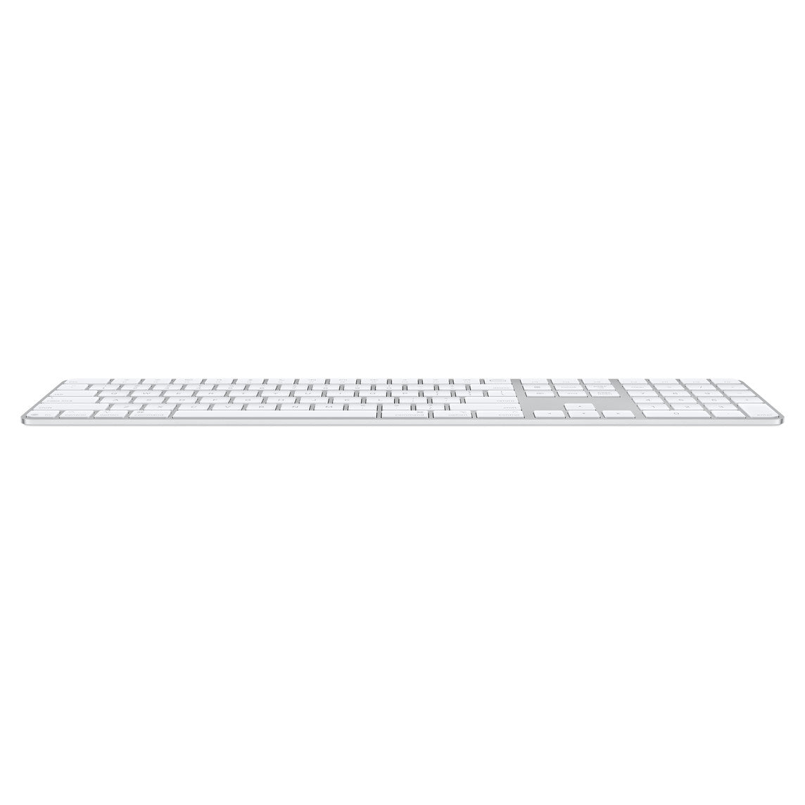 TECLADO APPLE MAGIC KEYBOARD CON TECLADO NUMÉRICO MODELO MQ052LE A BLANCO Y SILVER INALÁMBRICO QWERTY MQ052LE/A - SMART BUSINESS
