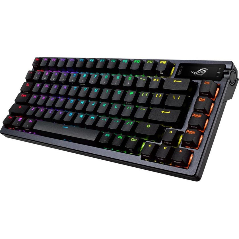 TECLADO GAMER INALÁMBRICO 75 % PREMIUM CON PANTALLA OLED, CONEXIÓN MULTIMODO Y SWITCHES MECÁNICOS INTERCAMBIABLES – IDEAL PARA GAMERS EXIGENTES M701ROGAZOTH - SMART BUSINESS