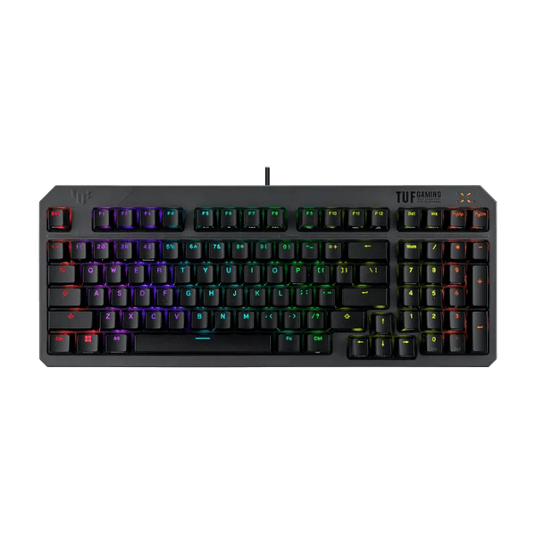 TECLADO GAMING ASUS TUF K3 GEN II – DISEÑO COMPACTO 97 TECLAS, SWITCHES ÓPTICO - MECÁNICOS, ILUMINACIÓN RGB Y PROTECCIÓN IP57 RA07TUFK3GENII - SMART BUSINESS