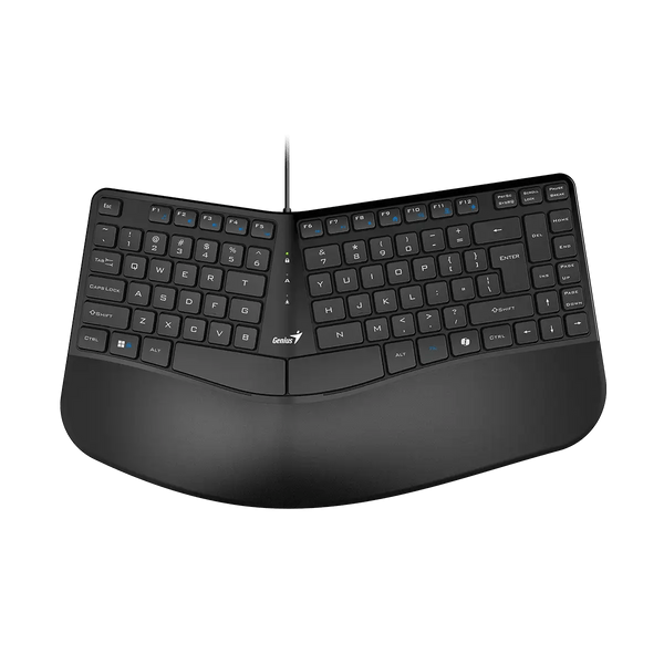 TECLADO GENIUS ERGO KB - 700 C/TECLA COPILOT USB SP BLACK (31310053401) 31310053401 - SMART BUSINESS