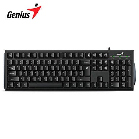 TECLADO GENIUS SMART KB - 100, ALÁMBRICO, NEGRO (ESPAÑOL) 31300005401 - SMART BUSINESS