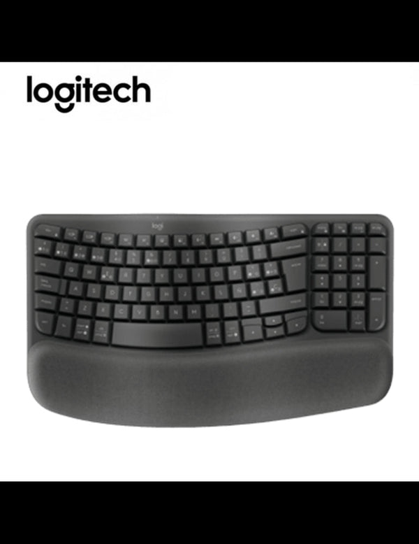 TECLADO LOGITECH ERGO WAVE WIRELESS BOLT/ BT / SP GRAPHITE (920 - 012278) - P 920-012278 - SMART BUSINESS