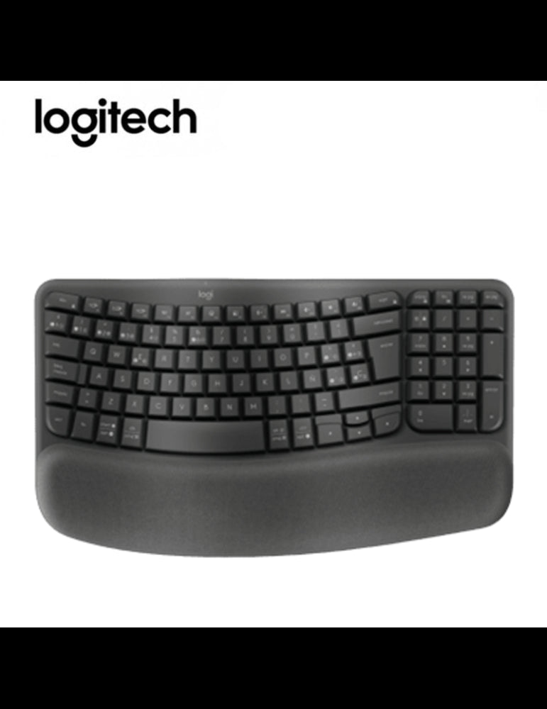 TECLADO LOGITECH ERGO WAVE WIRELESS BOLT/ BT / SP GRAPHITE (920-012278)-P - SMART BUSINESS
