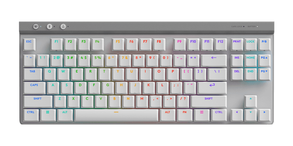 TECLADO LOGITECH G515 TKL LIGHTSPEED/BT LIGHTSYNC RGB WHITE (920 - 012535) 920-012535 - SMART BUSINESS