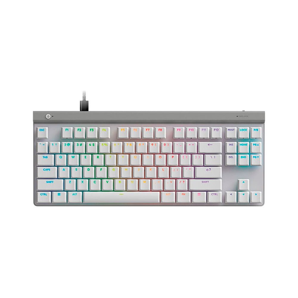 TECLADO LOGITECH G515 TKL WIRED LIGHTSYNC RGB WHITE / KEYCONTROL WHITE (920 - 012869) 920-012869 - SMART BUSINESS