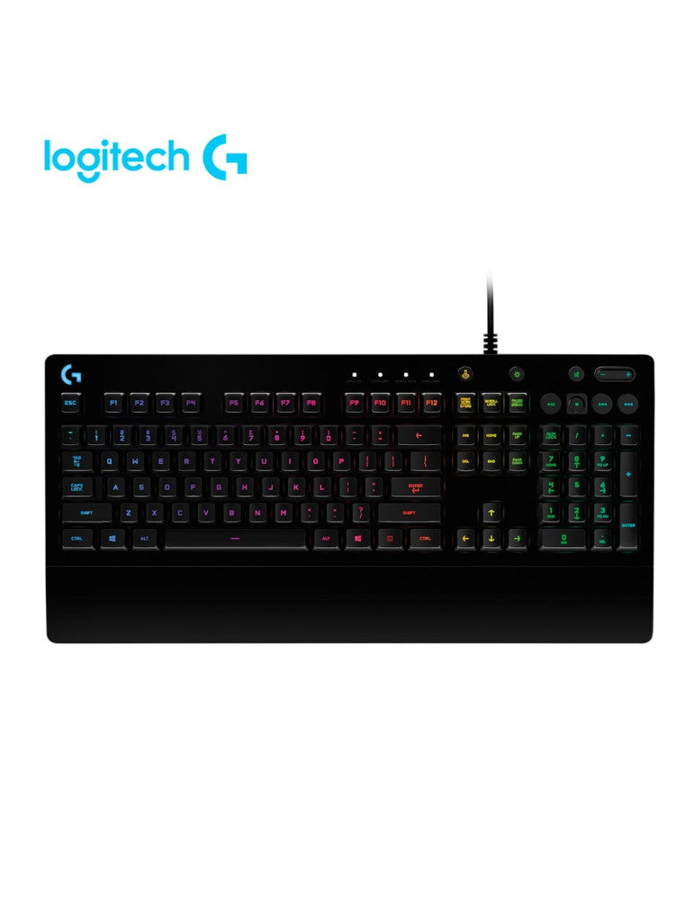 TECLADO LOGITECH GAMER G213 PRODIGY, CON ILUMINACION RGB LED (920-008084) - SMART BUSINESS