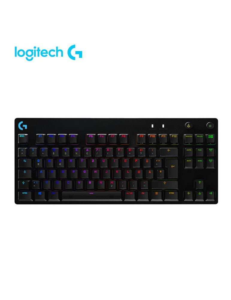 TECLADO LOGITECH GAMER MECANICO PRO, CON ILUMINACION RGB LED, SWITCH BLUE (920 - 009388) 920-009388 - SMART BUSINESS