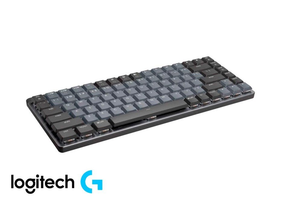 TECLADO LOGITECH INALAMBRICO MX MECHANICAL, CON SENSOR DE RETROILUMINACION Y SENSOR DE LUZ AMBIENTAL, RECARGABLE POR PUERTO USB - C, NEGRO (920 - 010845) 920-010845 - SMART BUSINESS