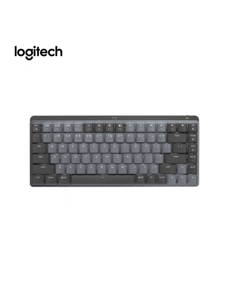TECLADO LOGITECH INALAMBRICO MX MECHANICAL MINI Y SENSORES DE LUZ AMBIENTAL | SWITCH BROWN (920-010846) - SMART BUSINESS
