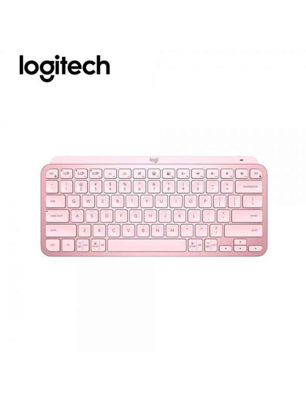 TECLADO LOGITECH MX KEYS MINI MULTI - DEVICE BT ILUMINADO ROSE SP (920 - 010478) 920-010478 - SMART BUSINESS