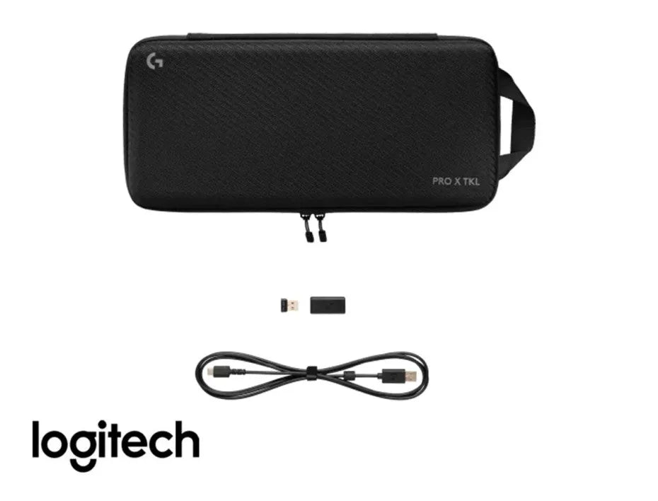 TECLADO LOGITECH PRO X TKL LIGHTSPEED MECANICO | ILUMINACION RGB, (920-012143) GAMER | BLANCO - SMART BUSINESS