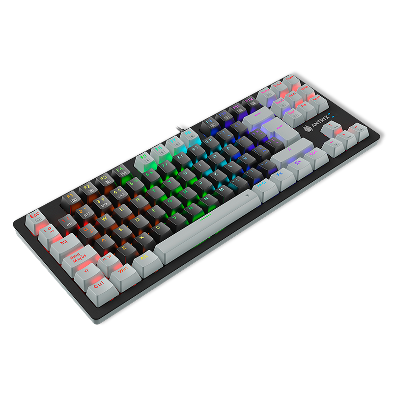 TECLADO MECANICO INALAMBRICO ANTRYX MK845 TRIX,  BLUE SWITCH (AMK-845TXKBL-SP) - SMART BUSINESS