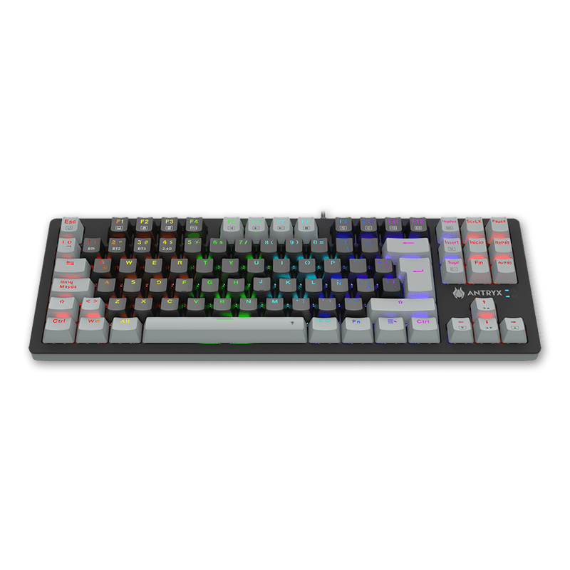 TECLADO MECANICO INALAMBRICO ANTRYX MK845 TRIX,  RED SWITCH (AMK - 845TXKRE - SP) AMK-845TXKRE-SP - SMART BUSINESS