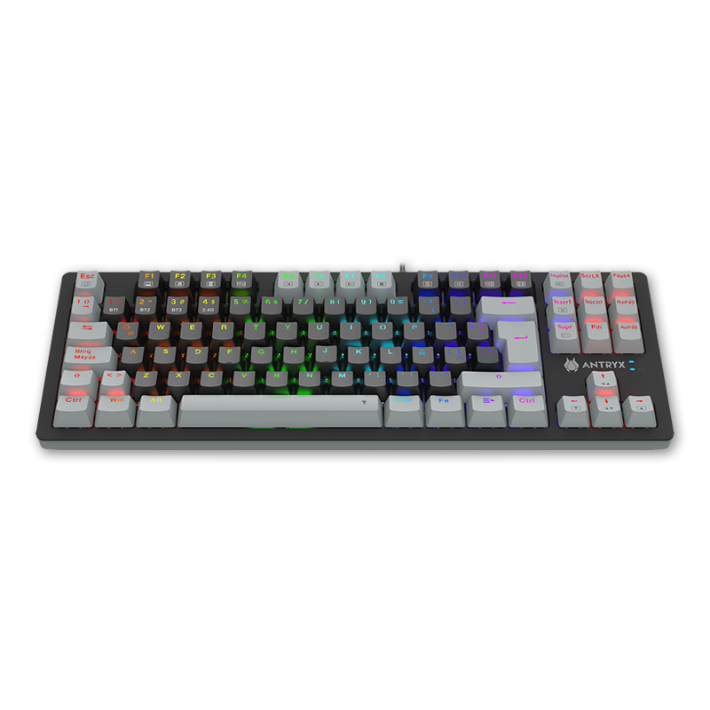 TECLADO MECANICO INALAMBRICO ANTRYX MK845 TRIX,  RED SWITCH (AMK-845TXKRE-SP) - SMART BUSINESS