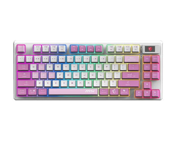 TECLADO MECÁNICO MSI FORGE GK600 TKL WHITE VIOLET • LAYOUT US • DISEÑO COMPACTO TENKEYLESS • SWITCHES MECÁNICOS PRECISOS • ILUMINACIÓN LED GAMER PERSONALIZABLE FORGE-GK600-TKL-W-VIOLET-US - SMART BUSINESS