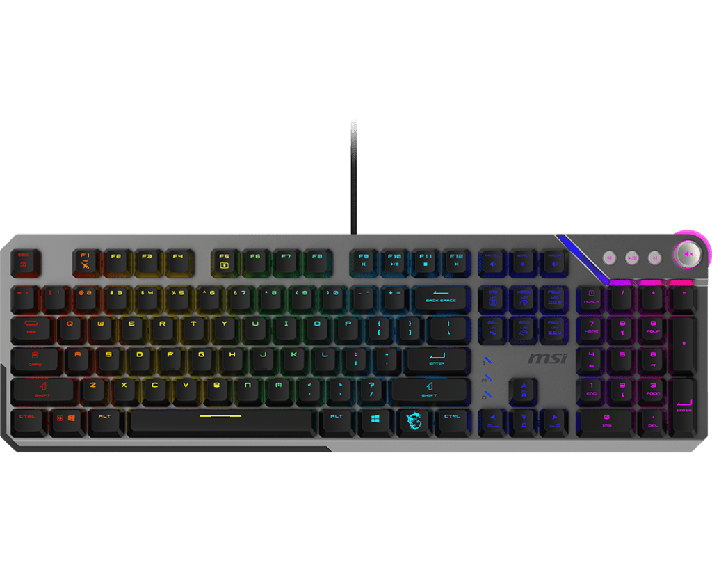TECLADO MECÁNICO MSI STRIKE 600 SILENT US • SWITCHES SILENCIOSOS PARA ESCRITURA CÓMODA • LAYOUT US • ILUMINACIÓN LED • DISEÑO ERGONÓMICO Y DURADERO PARA GAMING STRIKE-600-SILENT-US - SMART BUSINESS