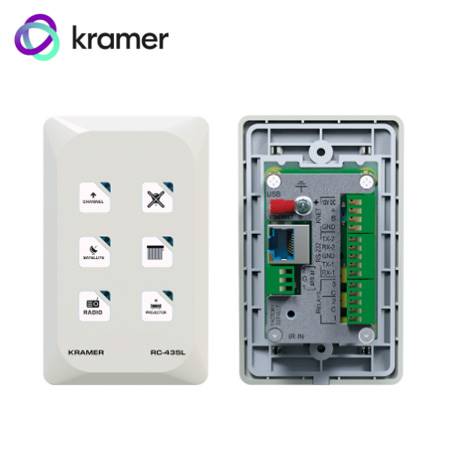 TECLADO NUMERICO KRAMER RC - 43SL DE CONTROL POR ETHERNET 6 BOTONES (30 - 80342090) 30-80342090 - SMART BUSINESS