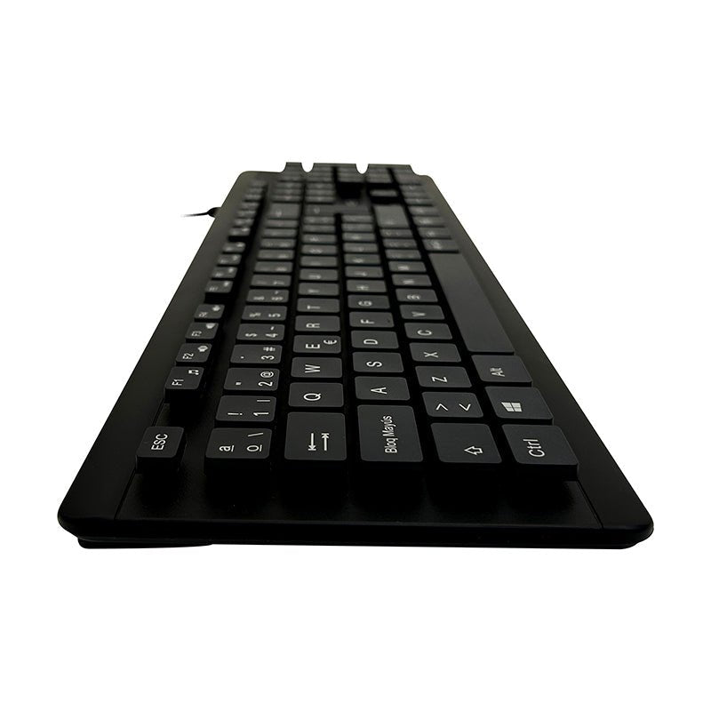TECLADO TEROS, TE - 4065N, SELLADO, LAVABLE, A PRUEBA DE AGUA, IPX7, USB, NEGRO TE-4065 - SMART BUSINESS