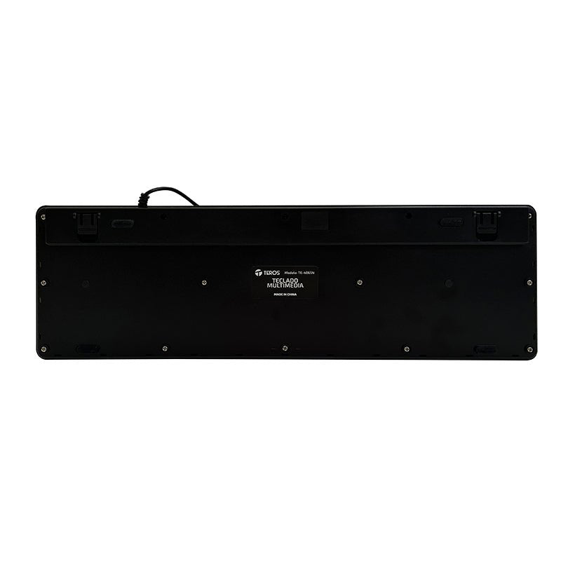 TECLADO TEROS, TE - 4065N, SELLADO, LAVABLE, A PRUEBA DE AGUA, IPX7, USB, NEGRO TE-4065 - SMART BUSINESS