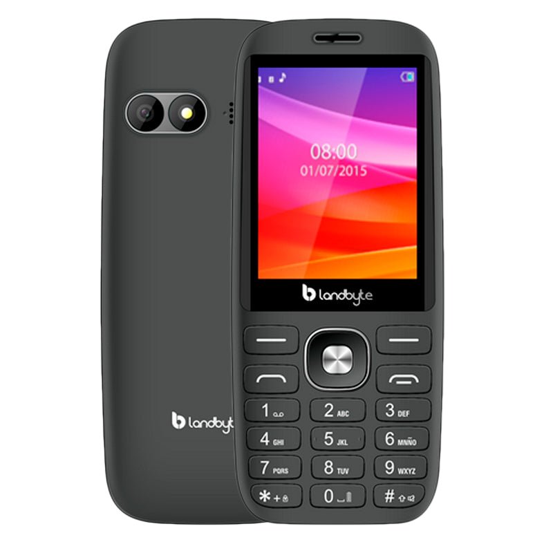 TELÉFONO CELULAR BÁSICO 4G LANDBYTE LT1418 - 2, 2.8", DUAL SIM, RADIO FM, DESBLOQUEADO, BATERÍA DE LARGA DURACIÓN LT1418-2 - SMART BUSINESS