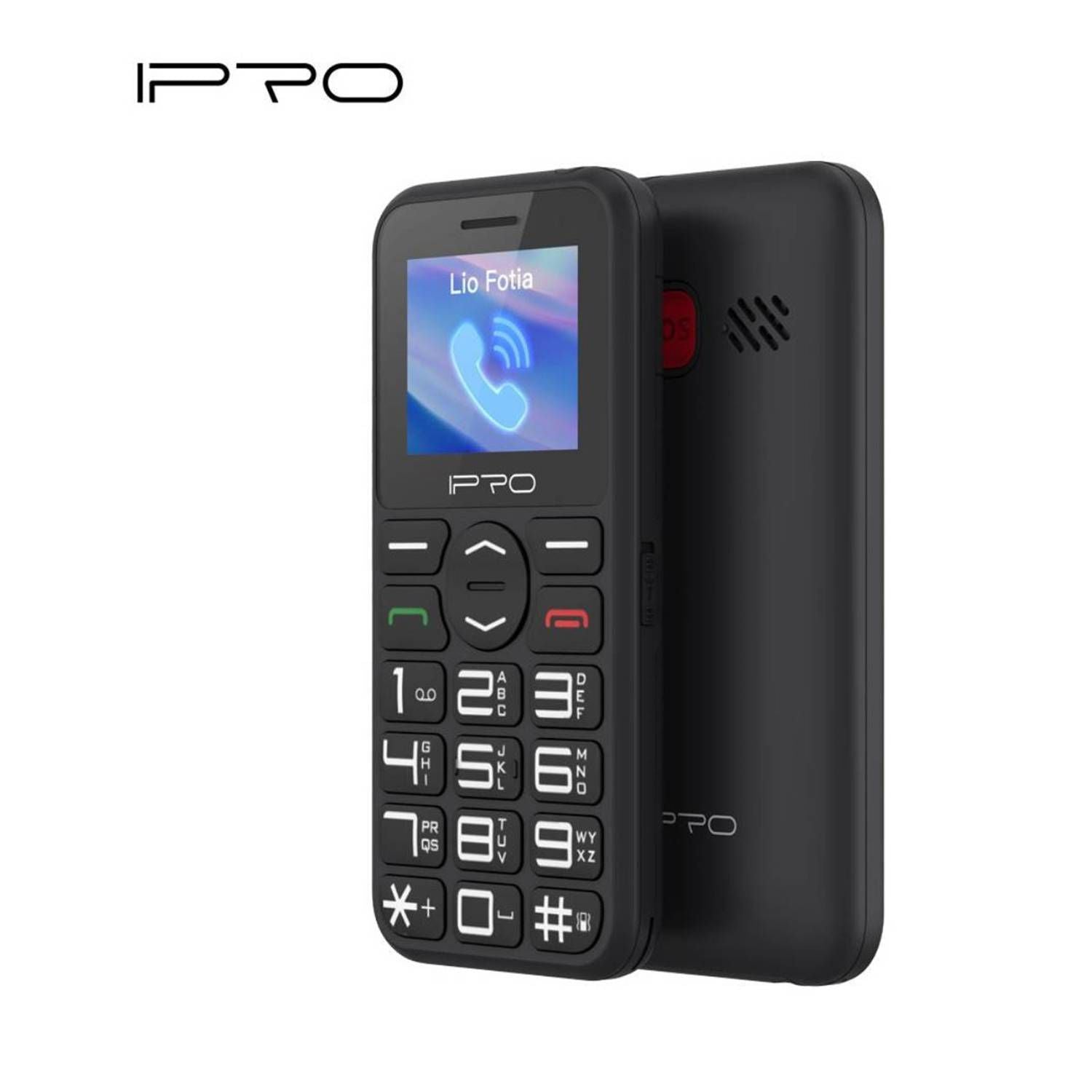 TELÉFONO MÓVIL IPRO F183S, PANTALLA 1.77", BATERÍA 800MAH, CONECTIVIDAD 3G, COLOR NEGRO F183S - SMART BUSINESS