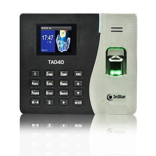 Terminal Biométrico TA040 Control de Asistencia y Acceso Pantalla 2.8" TFT TCP/IP + USB Host Batería de Respaldo Multi‑idioma SSR Excel Hasta 500 Huellas 50 Usuarios Básico TA040 - SMART BUSINESS