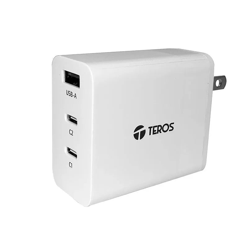 Adaptador De Corriente Teros Te-70207W, Gan, Pd 65W, Blanco - SMART BUSINESS