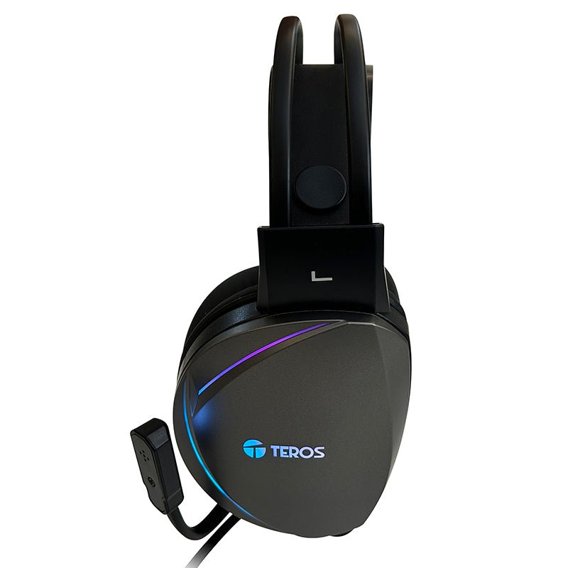 AURICULARES GAMING TEROS TE - 8170N ESTÉREO 7.1, MICRÓFONO, CONECTOR USB, NEGRO, LUCES RGB de Teros | first_variant_option_1 — Envío inmediato